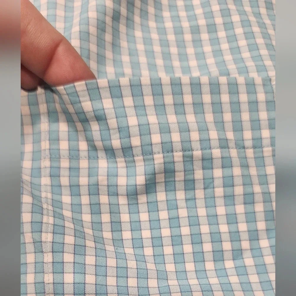 Peter Millar Summer Comfort Mens Long Sleeve Button-up Size XXL-2X
